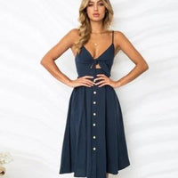 Women Summer Dresses Sleeveless Backless Strap Long Close-fitting Sheath Female Party Evening Dresses Vestidos MANDOTOS