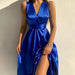 Wrap Hips Women Dresses Long Sleeve Female Robe Bodycon Neck MANDOTOS