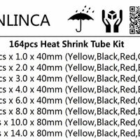 127-750pcs Heat-shrink Tubing Thermoresistant Tube Heat Shrink Wrapping Kit Electrical Connection Wire Cable Insulation Sleeving - MANDOTOS