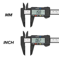 150mm 100mm Electronic Digital Caliper Carbon Fiber Dial Vernier Caliper Gauge Micrometer Measuring Tool Digital Ruler MANDOTOS