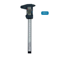 150mm 100mm Electronic Digital Caliper Carbon Fiber Dial Vernier Caliper Gauge Micrometer Measuring Tool Digital Ruler MANDOTOS