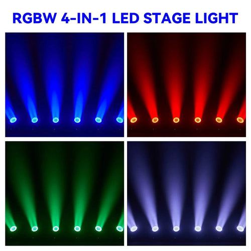 19x15W RGBW LED Moving Head Light - DMX512 Stage Lighting - MANDOTOS
