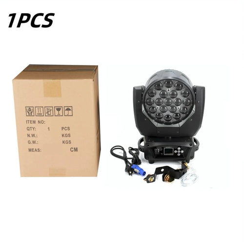 19x15W RGBW LED Moving Head Light - DMX512 Stage Lighting - MANDOTOS