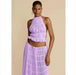 2-Piece Chic Halter Dress Suit Set - MANDOTOS