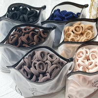 20/50pcs Kids Elastic Hair Bands Girls Sweets Scrunchie Rubber Band for Children Hair Ties Clips Headband Baby Hair Accessories - MANDOTOS
