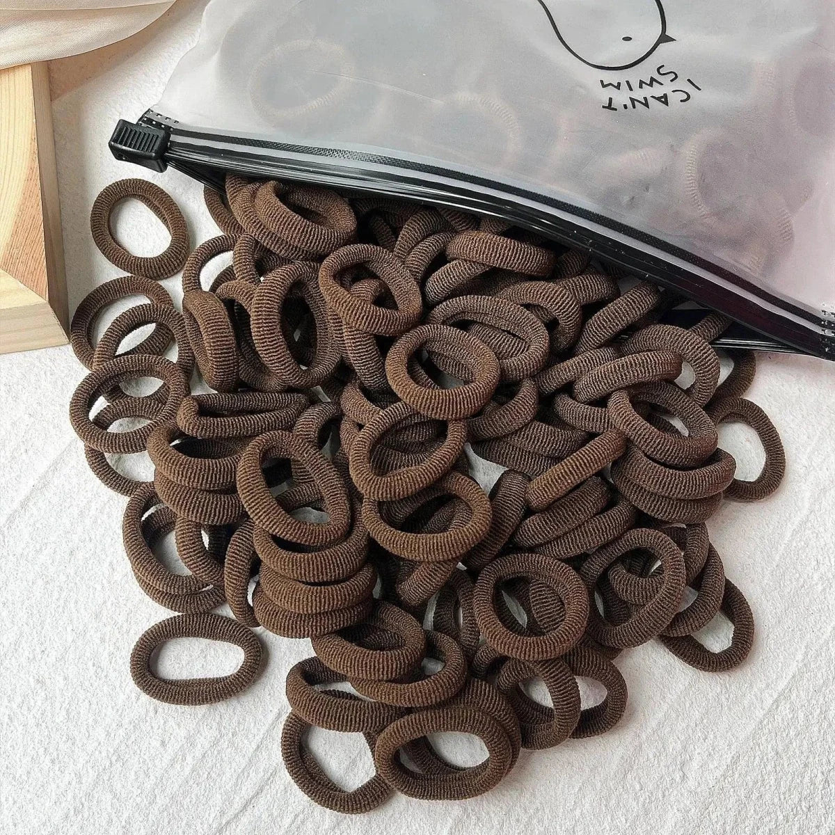 20/50pcs Kids Elastic Hair Bands Girls Sweets Scrunchie Rubber Band for Children Hair Ties Clips Headband Baby Hair Accessories - MANDOTOS