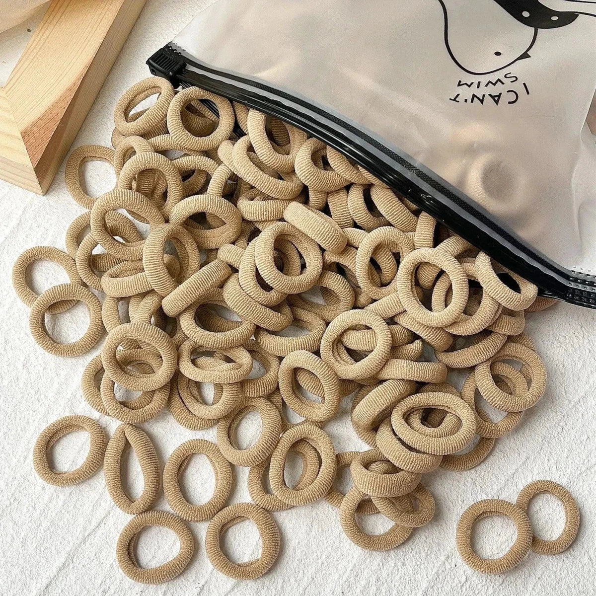20/50pcs Kids Elastic Hair Bands Girls Sweets Scrunchie Rubber Band for Children Hair Ties Clips Headband Baby Hair Accessories - MANDOTOS