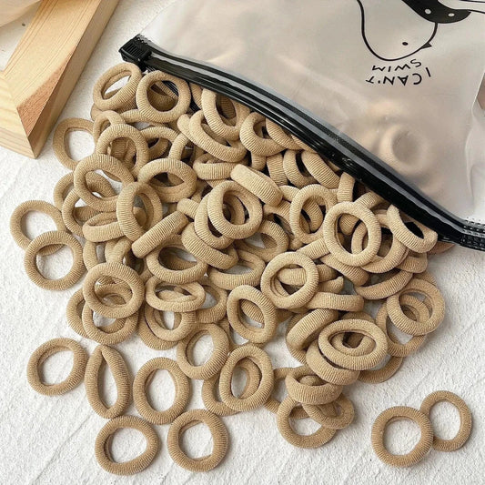 20/50pcs Kids Elastic Hair Bands Girls Sweets Scrunchie Rubber Band for Children Hair Ties Clips Headband Baby Hair Accessories - MANDOTOS