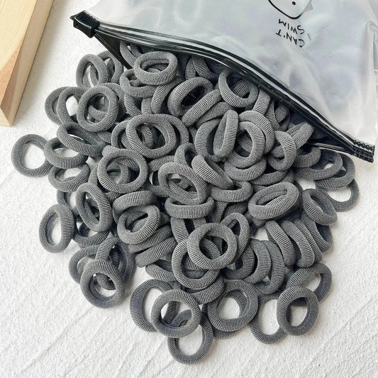 20/50pcs Kids Elastic Hair Bands Girls Sweets Scrunchie Rubber Band for Children Hair Ties Clips Headband Baby Hair Accessories - MANDOTOS