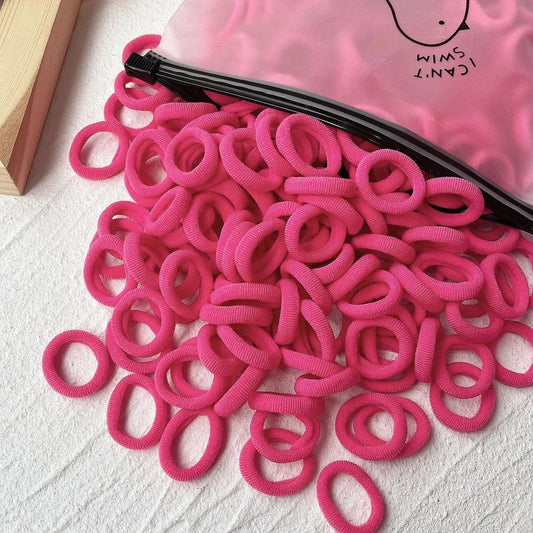 20/50pcs Kids Elastic Hair Bands Girls Sweets Scrunchie Rubber Band for Children Hair Ties Clips Headband Baby Hair Accessories - MANDOTOS