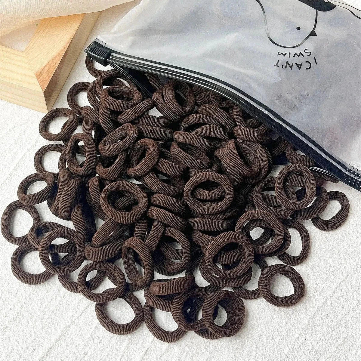 20/50pcs Kids Elastic Hair Bands Girls Sweets Scrunchie Rubber Band for Children Hair Ties Clips Headband Baby Hair Accessories - MANDOTOS