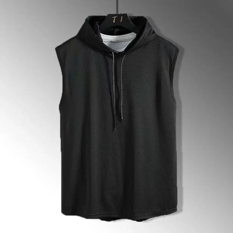 Mandotos 2026 Brand men's hip hop tank top featuring bold graphic design and sleeveless style for casual streetwear.