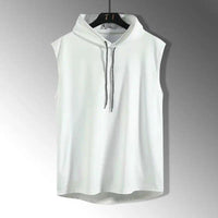 Mandotos 2026 brand men's hip hop tank top featuring bold graphic design and sleeveless style for casual streetwear.