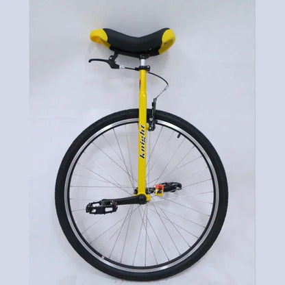 28" Unicycle with Brakes, Extra Large Heavy Duty Men Teens Boys Balance Bike, for Tall People Height 160-195Cm /63"-77" MANDOTOS