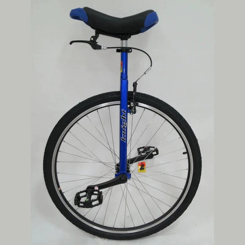 Mandotos 28-inch unicycle with brakes, heavy-duty design for men and teens, ideal for tall riders 160-195cm.