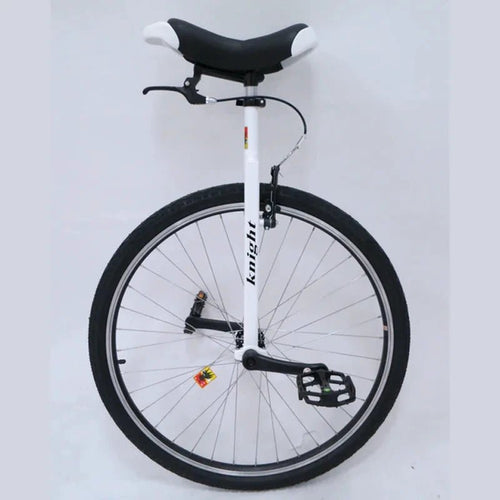 Mandotos 28-inch unicycle with brakes, heavy-duty design for men, teens, and tall riders, suitable for heights 160-195cm.