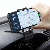 360 Rotatable Car Phone Holder Universal Cell Phone Stands Car Rack Dashboard Support for Auto Grip Mobile Phone Fixed Bracket - MANDOTOS