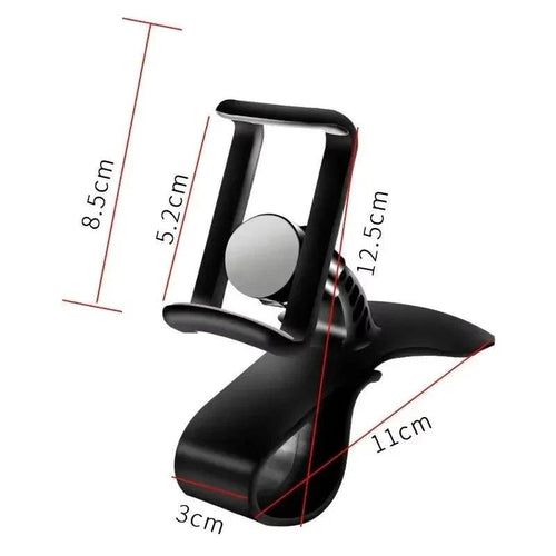 360 Rotatable Car Phone Holder Universal Cell Phone Stands Car Rack Dashboard Support for Auto Grip Mobile Phone Fixed Bracket - MANDOTOS