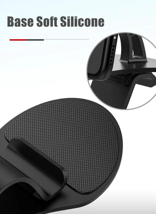 360 Rotatable Car Phone Holder Universal Cell Phone Stands Car Rack Dashboard Support for Auto Grip Mobile Phone Fixed Bracket - MANDOTOS