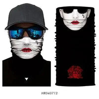 Mandotos 3D Charm Protective Mask featuring colorful decorative charms and adjustable straps for comfortable wear.