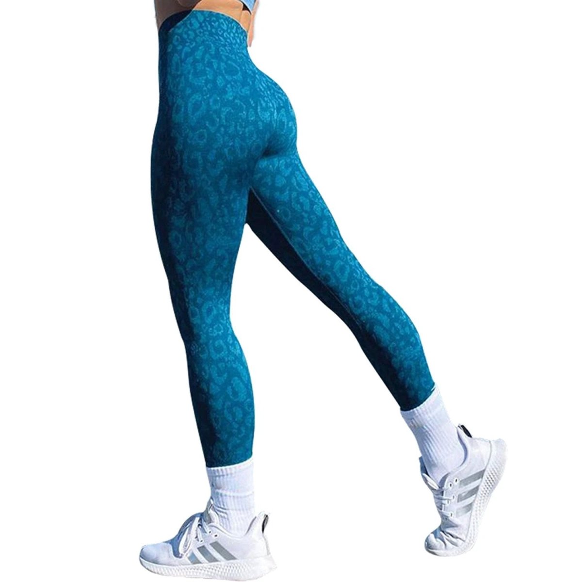 Mandotos women's push-up butt leggings, workout gym tights, fitness yoga pants with flattering fit and stretchy fabric.