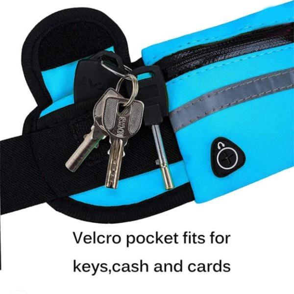 Fitness Waist Bag With Pocket Slim Running Jogging Belt Fanny Pack Bag For Hiking Cycling Workout Sports Gym Mandotos