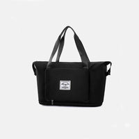 Mandotos foldable waterproof travel bag with large capacity, ideal for gym, fitness, and overnight trips for women.