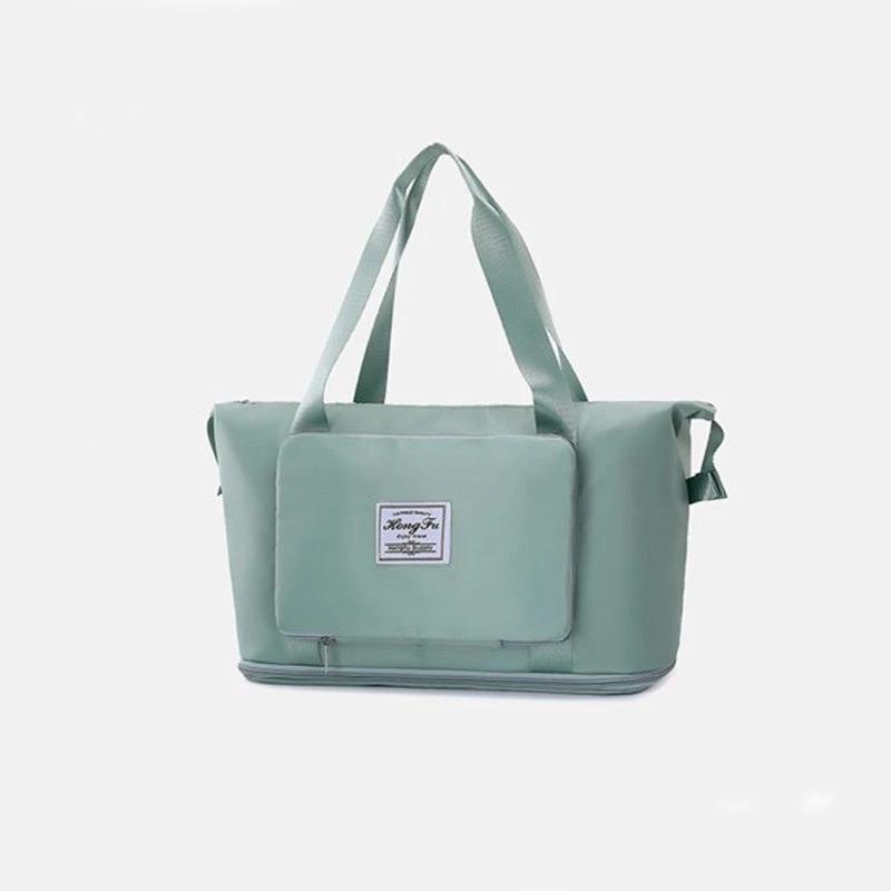 Foldable Storage Travel Bag Waterproof Large Capacity Gym Fitness Bag Weekender Overnight For Women Mandotos
