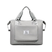 Mandotos folding travel bag for women, versatile backpack, shoulder bag, gym, fitness, weekender, and overnight use.