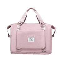 Mandotos folding travel bag for women, versatile backpack, shoulder, and gym bag, ideal for weekend and overnight trips.
