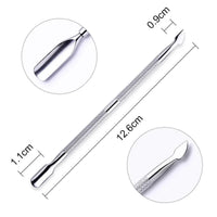 4 Pcs/Set Professional Stainless Steel Nail Cutter Scissor Nippers Muti Function Cuticle Pusher Remover Nail Care Manicure Kits - MANDOTOS