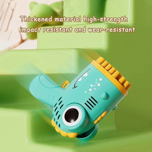 40 Hole Dinosaur Bubble Handheld Bubble Machine Electric Bubble Gun Outdoor Wedding Party Toy - MANDOTOS