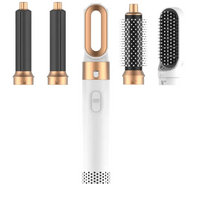 Mandotos 5-in-1 Hair Styler Brush with multiple attachments for styling, drying, and smoothing hair.