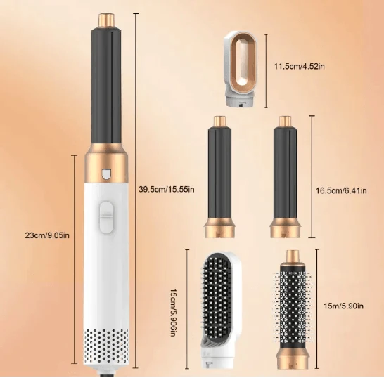 5-in-1 Hair Styler Brush - MANDOTOS