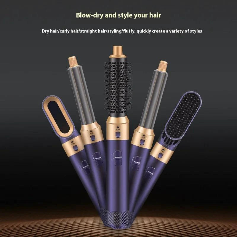 Mandotos 5-in-1 multi-head styling curler with various curling attachments for versatile hair styling.