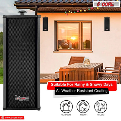 5Core 100W Indoor/Outdoor Stereo Speakers - MANDOTOS