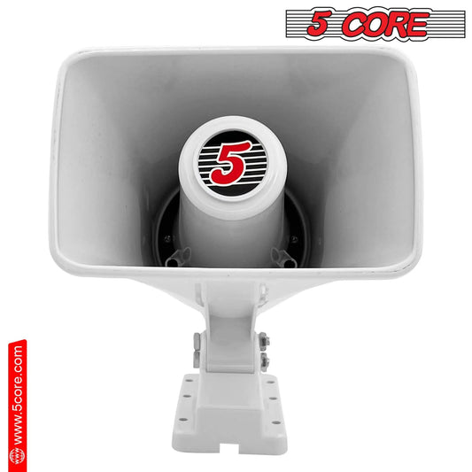 MANDOTOS 5Core Universal PA Horn Speaker, 50W, 6x4 inch, outdoor loudspeaker with durable design and wide sound projection.