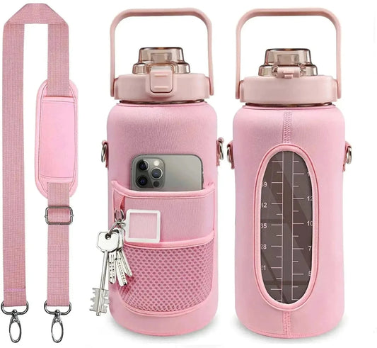 64oz Motivational Hydration Bottle - MANDOTOS