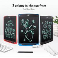 Mandotos 8.5-inch LCD writing tablet with digital drawing and handwriting features, ultra-thin portable electronic drawing board.