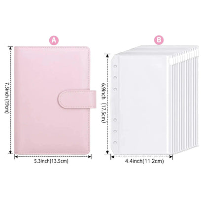 A6 Deluxe Leather Finance Organizer - MANDOTOS