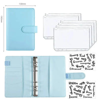 A6 Deluxe Leather Finance Organizer by MANDOTOS with multiple card slots, cash pockets, and a sleek, professional design.