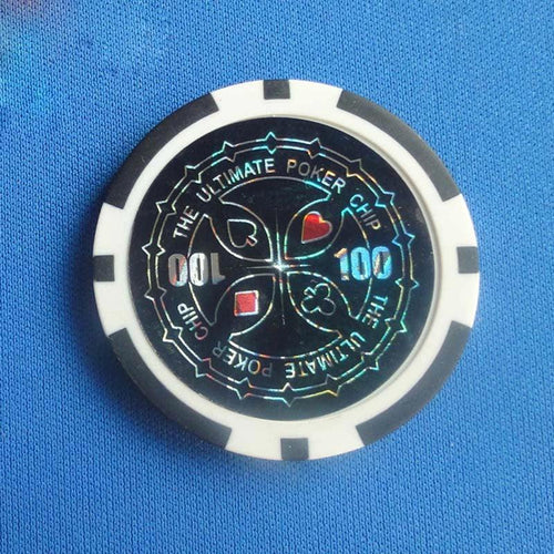 ABS Plastic High-End Two-Color Chips Poker Baccarat Game Coins - MANDOTOS