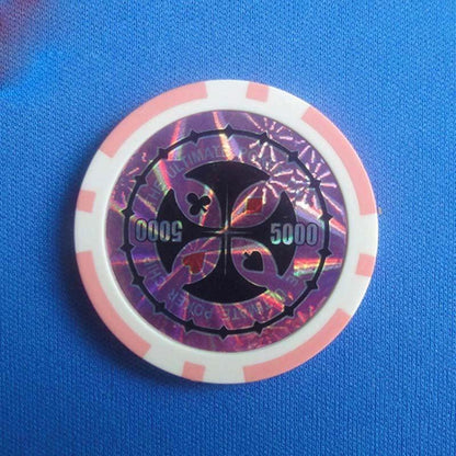 ABS Plastic High-End Two-Color Chips Poker Baccarat Game Coins - MANDOTOS