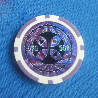 ABS Plastic High-End Two-Color Chips Poker Baccarat Game Coins - MANDOTOS