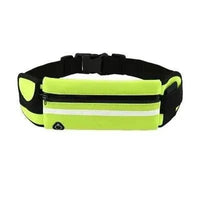 Mandotos Active Essentials waist bag in black with adjustable strap and multiple compartments for sports and outdoor activities.
