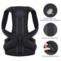 Mandotos adjustable back brace and posture corrector, designed to support proper spinal alignment and improve posture.