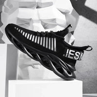 Mandotos men's advanced cushioning running shoes with breathable mesh and supportive sole for enhanced performance.