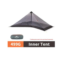 Mandotos Adventure Comfort camping tent set up outdoors, showing its durable fabric and spacious design for outdoor camping adventures.