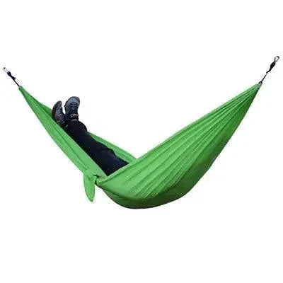Mandotos Adventure Hammock Pack with lightweight hammock, straps, and accessories for outdoor camping and relaxation.