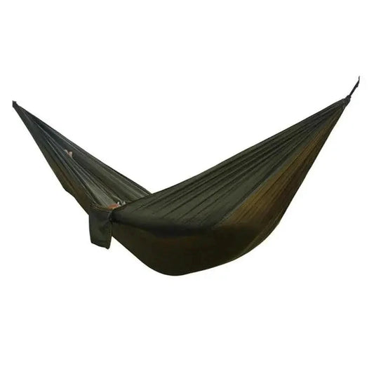 Mandotos Adventure Hammock Pack with lightweight hammock, straps, and accessories for outdoor camping and relaxing.